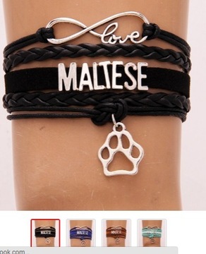 bransoletka maltańczyk pies prezent Dzień Kobiet