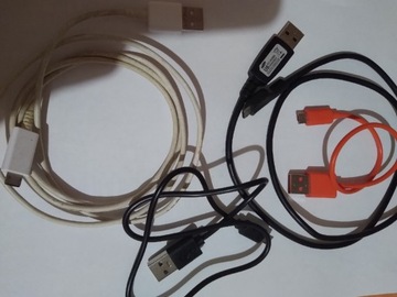 Kabel do ładowarki USB-A  - microUSB