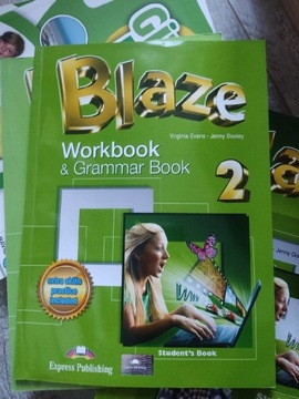 Blaze 2 workbook&grammar book ćwiczenia 