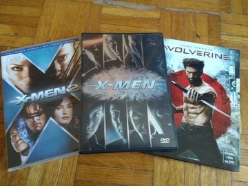 DVD filmy X-Men 1,2,Volverine