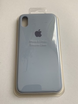 Plecki Apple silicone Case IPhone XS Max niebieski