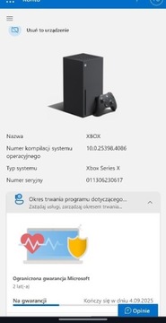 Xbox series X  GWARANCJA