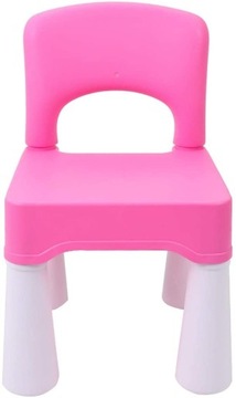 Burgkidz Plastikowe krzesło dziecięce profilowane
