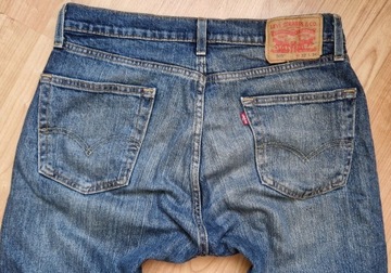 Spodnie męskie jeans Levis 505 W32L34 skracane 