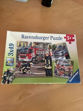 Unikat Ravensburger puzzle pojazdy w akcji 3w1