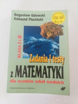 Zadania i testy z matematyki dla uczniow 