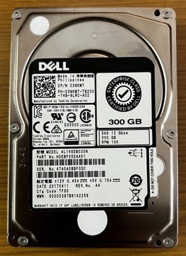 Dell 300GB 2,5" 10K SAS 12Gb AL14SEB030N