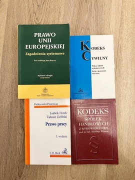 Prawo Unii Euro. + Pracy + KC + KSH (4 prawnicze)