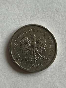 Moneta 1zł 1991r