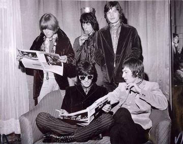 Zdjęcie Rolling Stones Mediolan 1967 30x24 cm