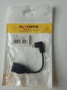 Kabel Micro USB - USB DELOCK 11cm