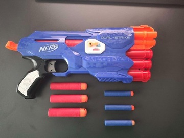 Pistolet NERF DUAL STRIKE stan bardzo dobry!