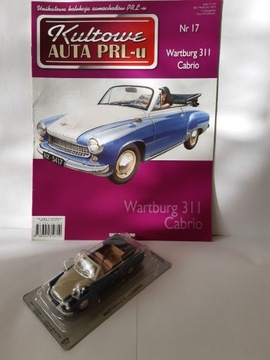 WARTBURG 311 CABRIO Kultowe Auta DeAgostini 1:43