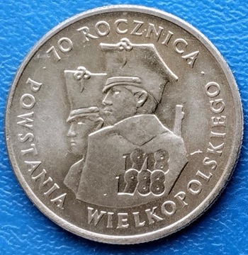 100 zł  1988 r. Powstania Wielkopolskie