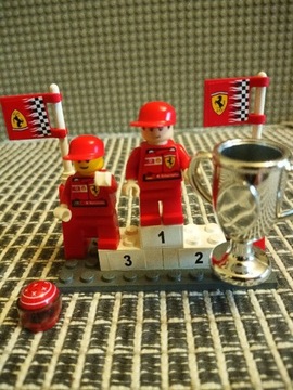 LEGO ferrari Schumacher i Barrichello 8389