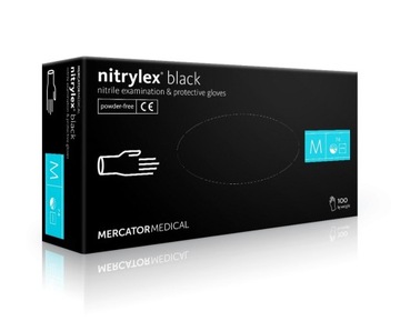 Nitrylex Black Mercator rękawiczki nitrylowe.