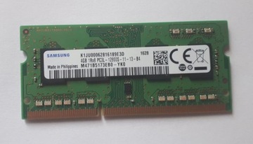 Pamięć RAM Samsung 4GB DDR3 SODIMM