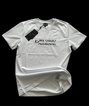 T-shirt męski biały Armani rozmiar M