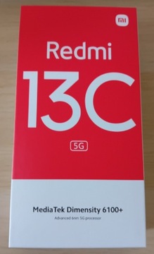 Xiaomi Redmi 13C 5G Czarny - Starry Black 4GB/128GB