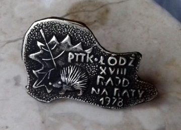 Odznaka PTTK Łódź XVIII Rajd na raty 1978