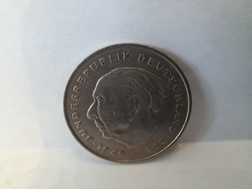  Srebrna moneta  2 marki z 1971 r. 