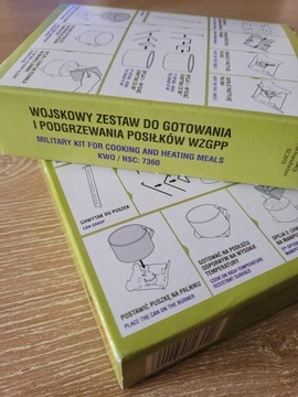 Wojskowy zestaw do gotowania i podgrzewa 