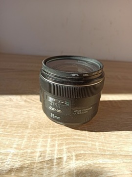 Obiektyw Canon 35mm F/2 IS USM z filtrem UV Marumi