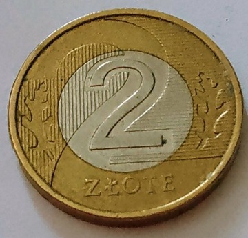 2 zł 2006 r.Najniższy nakład-5 000 000 sztuk(ładna