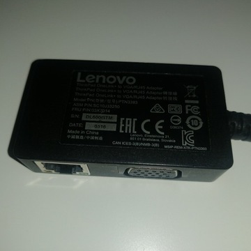 PRZEJŚCIÓWKA ADAPTER LENOVO THINKPAD VGA/RJ45