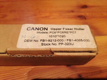 Wałek teflonowy górny grzejny Canon PC6 PC7 1010