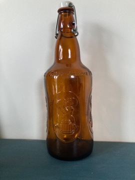 Vintage Fischer Biere butelka z korkiem 