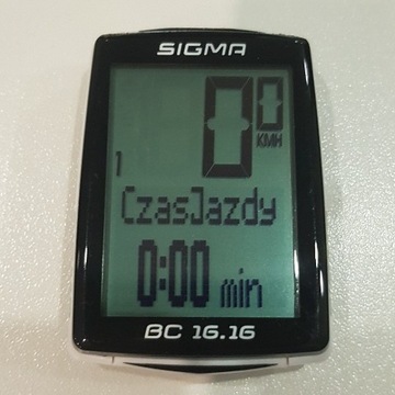 Licznik rowerowy przewodowy Sigma Sport BC 16.16