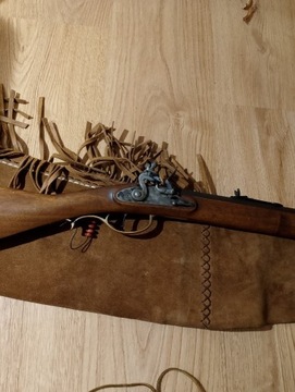 Kentucky rifle skałka , broń czarnoprochowa