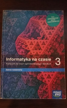 INFORMATYKA NA CZASIE 3 NOWAERA ZAKRES ROZSZERZONY