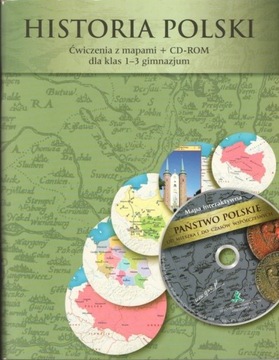 Historia Polski. Ćwiczenia z mapami + CD ROM
