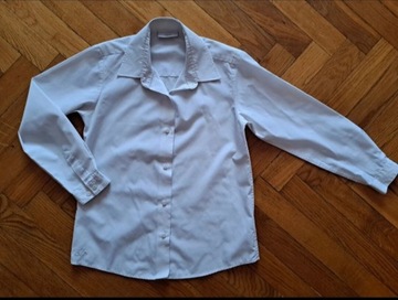 Biała Elegancka koszula 140 Next