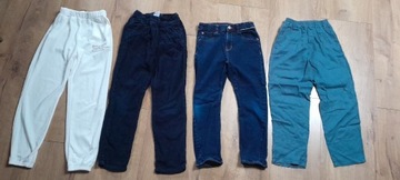 4 x spodnie Zara. 134 chłopiec