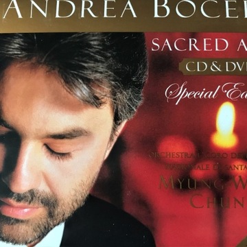 Andrea Bocelli –Sacred Arias 2CD (CD&DVD) SE; nowa