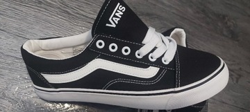 VANS trampki 37 czarno - białe