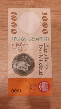 1000 zł 1965r Kopernik ładny banknot
