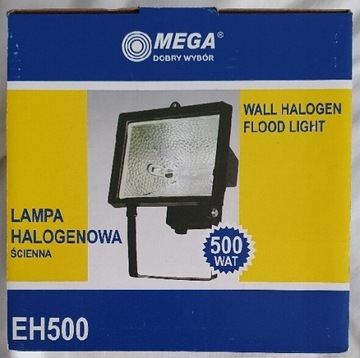 Lampa Halogenowa Ścienna 500 WAT