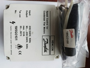 Regulator wentylatora 195G0101 Danfoss 3 A 1f