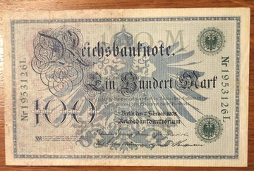 100 Marek Reischbanknote