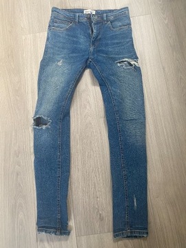 Spodnie jeansowe męskie, Zara, Bershka, 7par