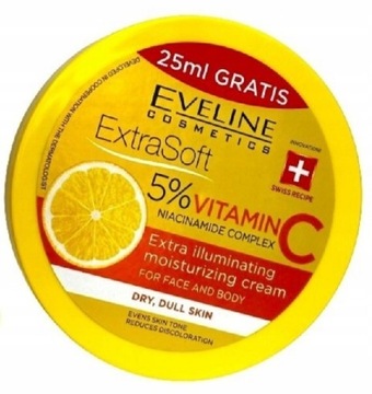 Eveline Extra Soft witamina C krem rozświetlający 