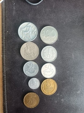 Zestaw monet PRL (polskie + zagraniczne)