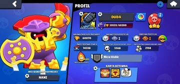 Konto brawl stars 70