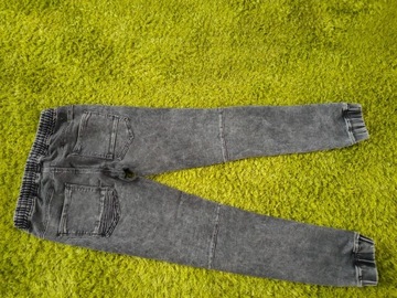 Spodnie ,jeansowe,joggery , rozmiar 164, 13-14 lat
