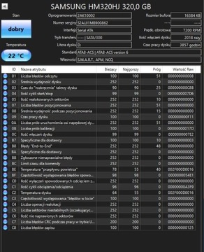 Dysk HDD SAMSUNG HM320HJ  320GB