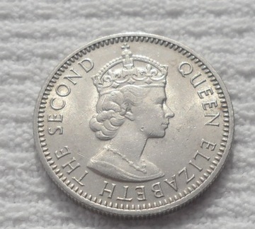 Bryt. Malaje i Borneo Elżbieta II 10 centów 1961